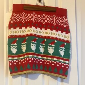 Major Major Christmas Skirt EUC Size Large